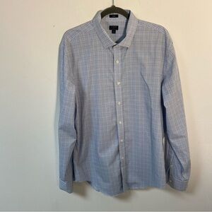 J Crew Men’s Shirt Slim Fit Cotton Wrinkle Free XL